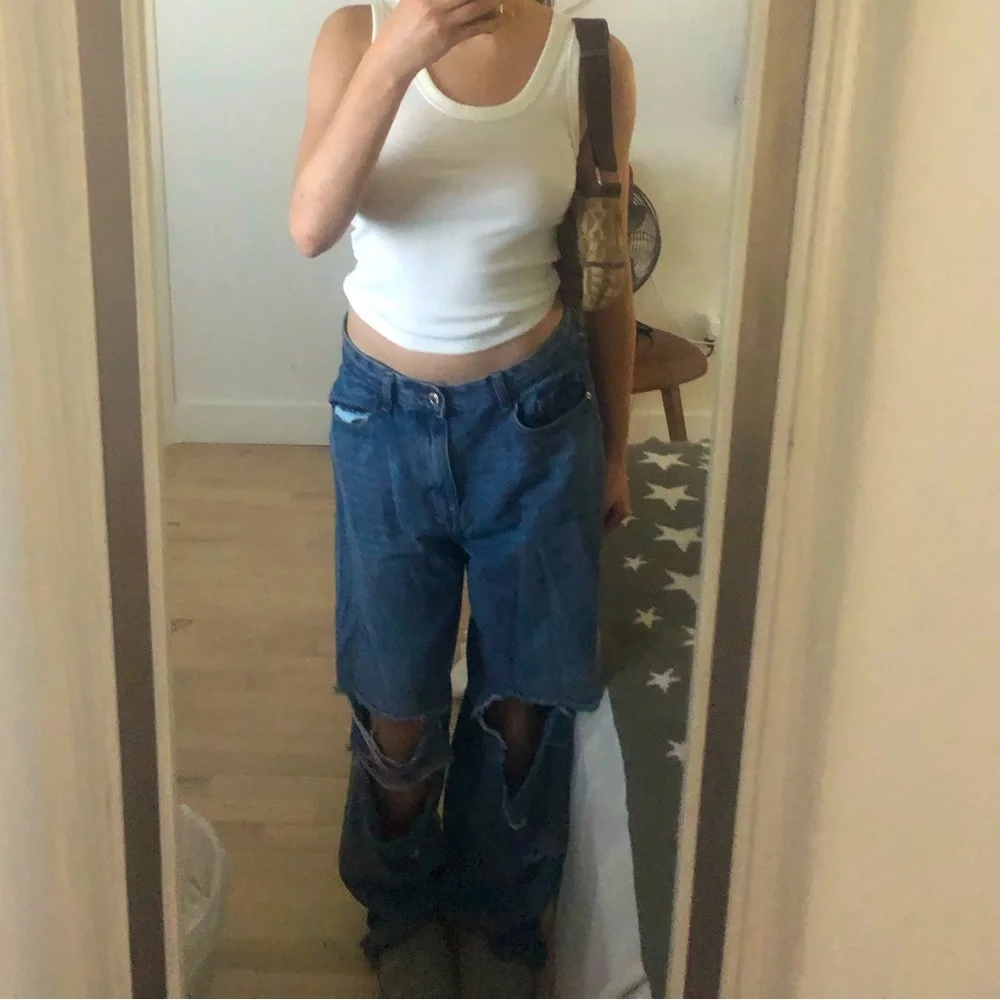 PLT Baggy Ripped Jeans - Picture 1 of 2